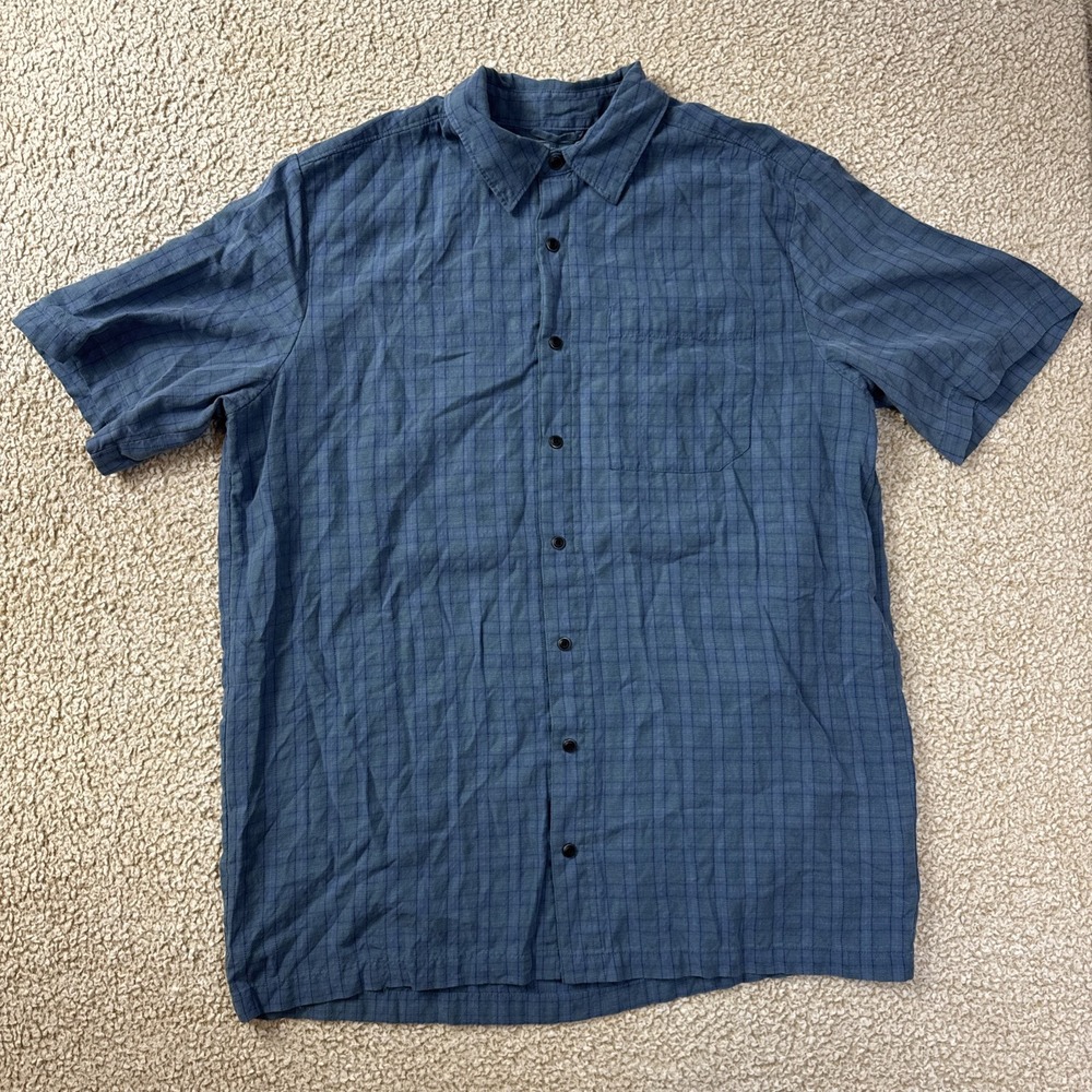 5.11 Tactical Series‎ Modal Shirt Men M Blue Check Pocket Breathable